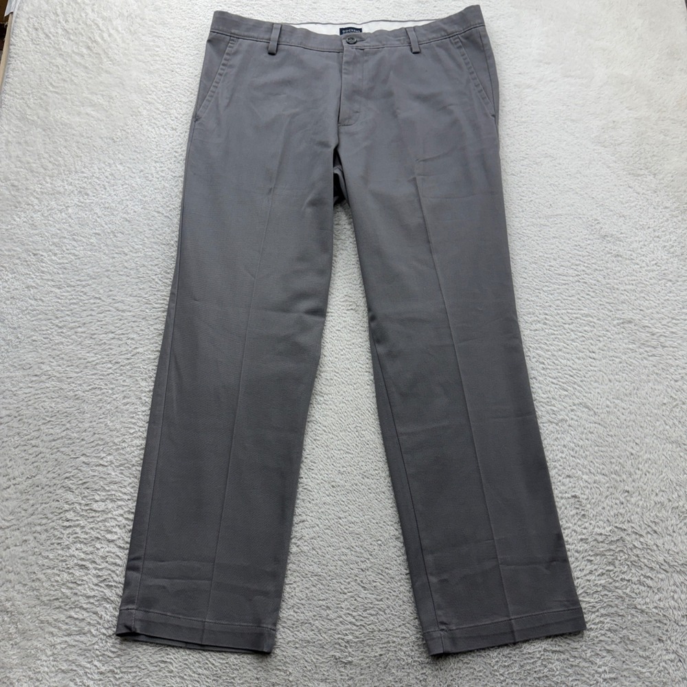 Dockers Mens Easy Khaki Slim Fit Gray Stretch Pants 36x29 NWT